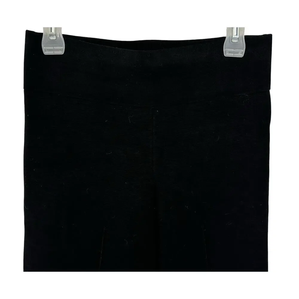 J. Crew Delaney Kickout Sweater Pant Black BQ100 Size M